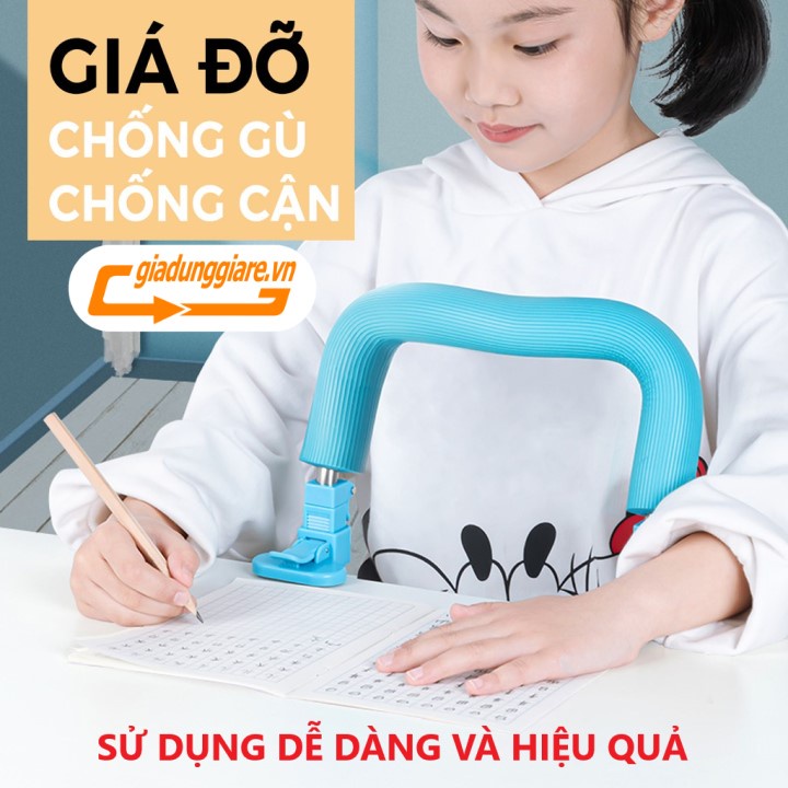 GIÁ ĐỠ NGỰC CHO BÉ kẹp bàn học chống cận thị chống gù lưng hiệu quả khi trẻ em học bài (Giao mầu ngẫu nhiên) - Kho Sỉ