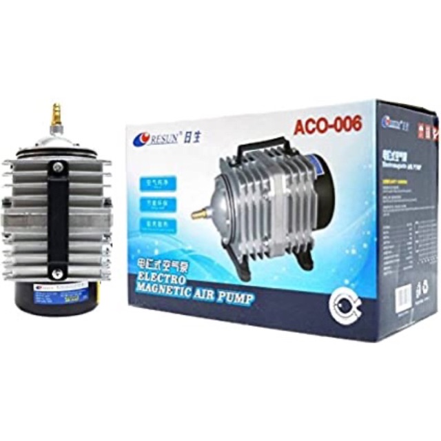 Máy Sủi Khí Oxy Hồ Cá Cảnh Resun ACO-006 (80W - 88Lít/Phút) - Máy Thổi Khí Oxi Cho Bể Cá