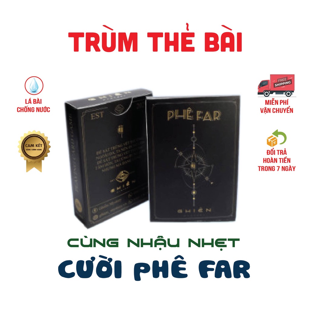Bộ bài gây cười. Drinking game vui cùng nhóm bạn