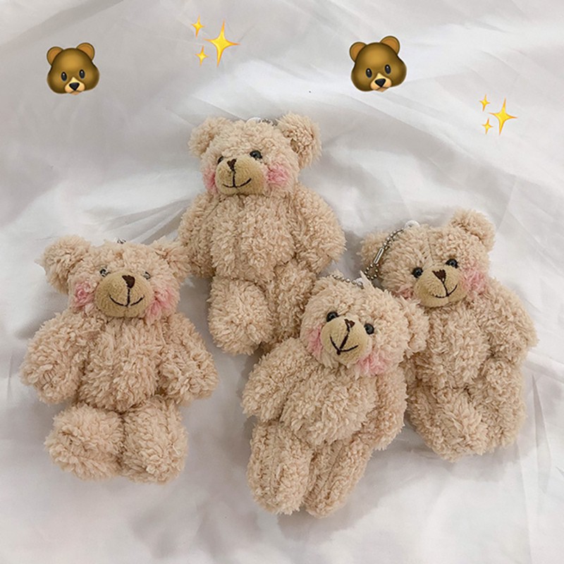 Móc Khóa Treo Hình Thú Nhồi Bông Mềm Mại Đáng Yêu