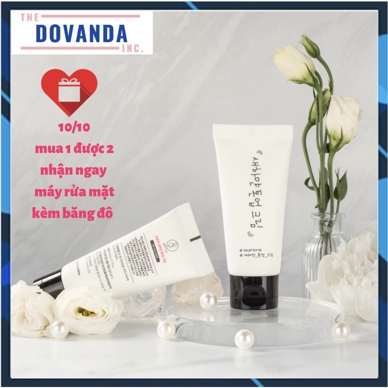 Kem Dưỡng Trắng Da Hàn Quốc AURORA WHITENING CREAM mờ thâm, ngừa lão hoá da 50g BC100