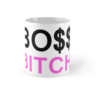 Cốc sứ in hình -boss bitch boss bitch -ms658