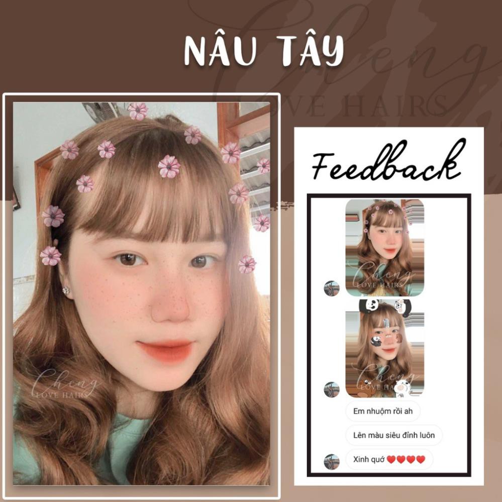 (KHÔNG TẨY) Thuốc nhuộm tóc NÂU TÂY Chenglovehairs, Chengloveshair, Chengloveshairs, Chenglovehair | BigBuy360 - bigbuy360.vn