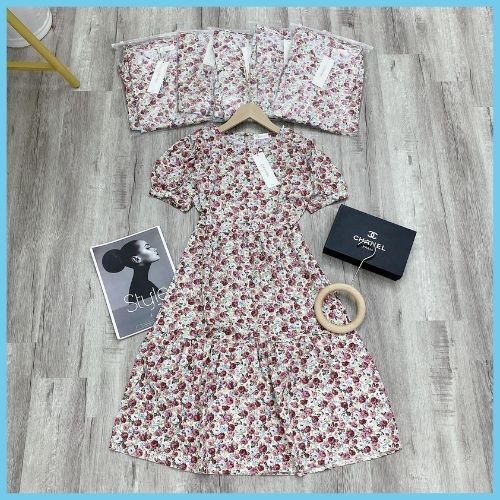 (XẢ KHO 3 NGÀY ) Đầm suông nữ dáng dài váy hoa babydoll nữ voan lụa mềm mại ,váy đi biển vintage -ulzzang thờitrang1989