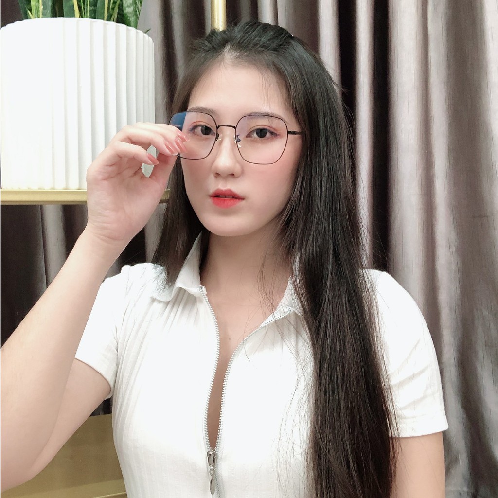 Gọng kính titanium 85010D thời trang cao cấp nam nữ siêu nhẹ siêu bền OURESS