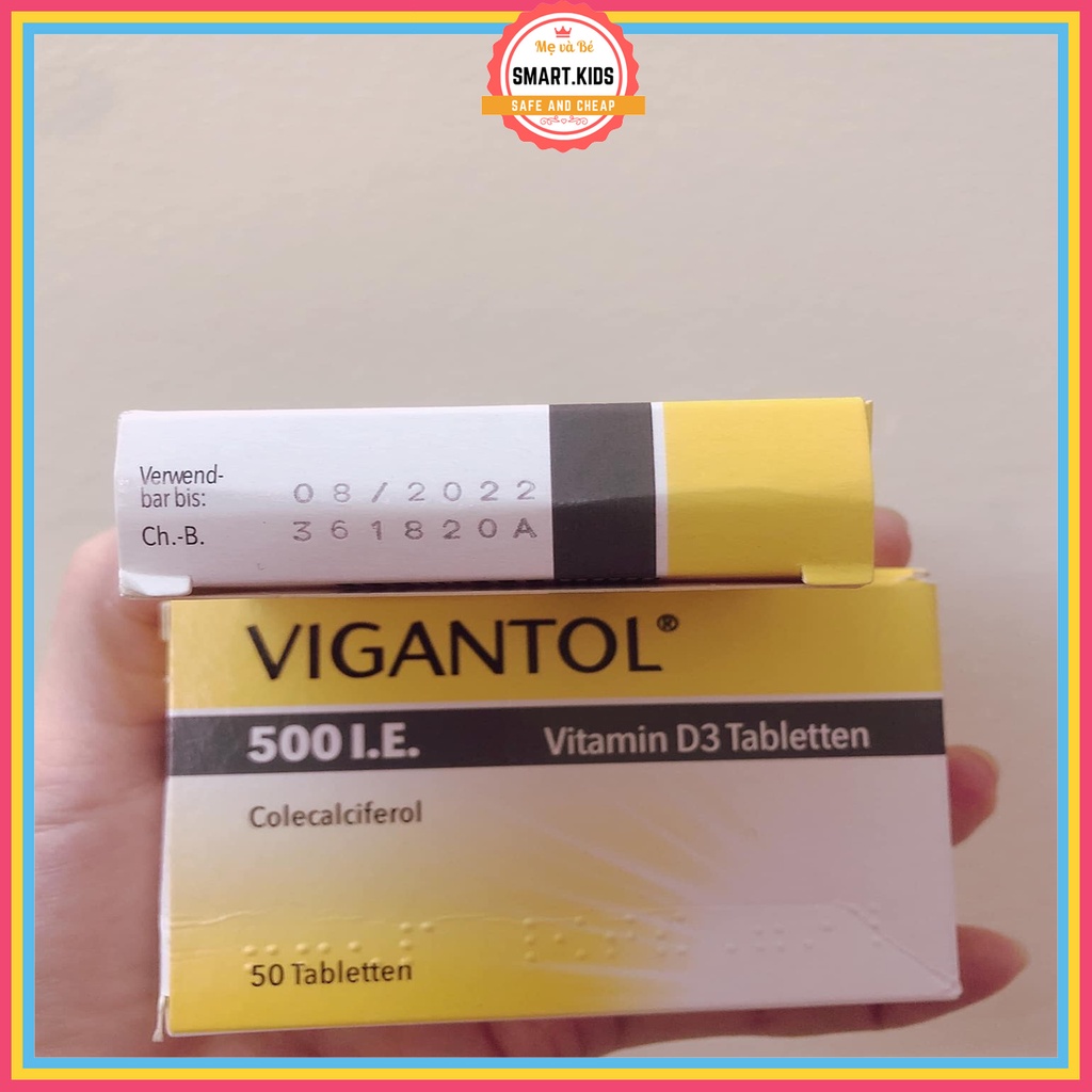 Vitamin Vigantol D3 bổ sung Vitamin D3 và tăng chiều cao cho bé