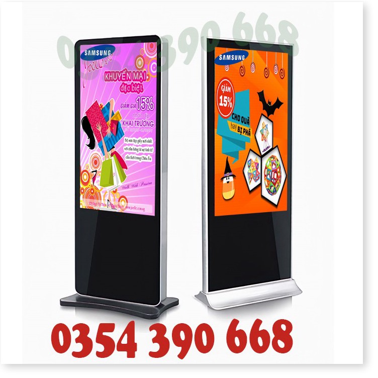 Màn hình quảng cáo LCD chân đứng hiển thị video sắc nét