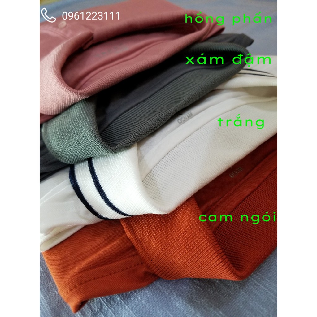 Áo Polo nam HUGO, áo phông có cổ vải Cotton cao cấp xuất xịn dệt bo dày dặn chuẩn form áo thun cổ bẻ tay ngắn | BigBuy360 - bigbuy360.vn