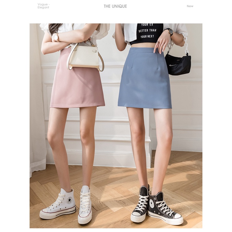 Chân Váy Chữ A Dáng Ngắn Chống Chói Thời Trang Mùa Hè Cho Nữ