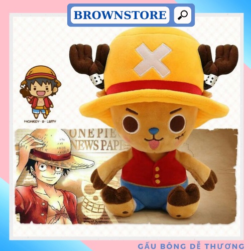 Gấu Bông Tony Tony Chopeer Dễ Thương. Chopeer Nhồi Bông | BrownStore