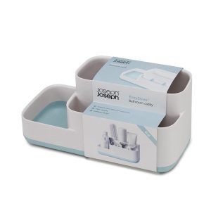 🇩🇪 Khay đựng bàn chải mỹ phẩm nhà tắm Joseph Joseph 70504 EasyStore Màu trắng xanh 🇩🇪