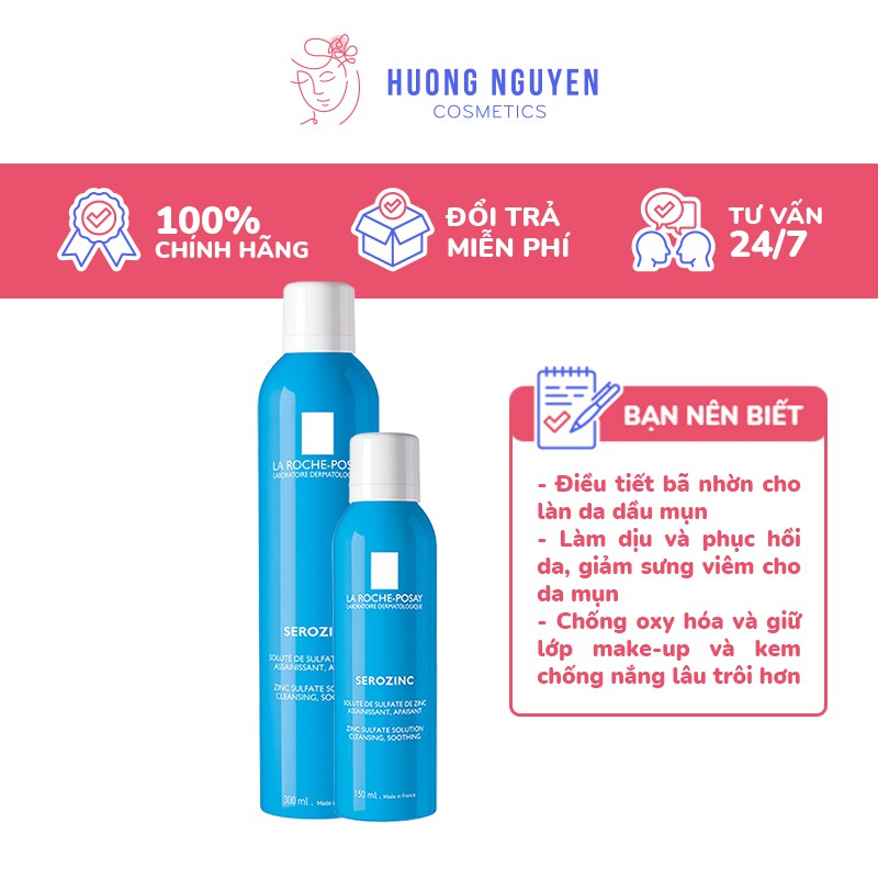 Xịt Khoáng La Roche-Posay Serozinc Xanh Dương