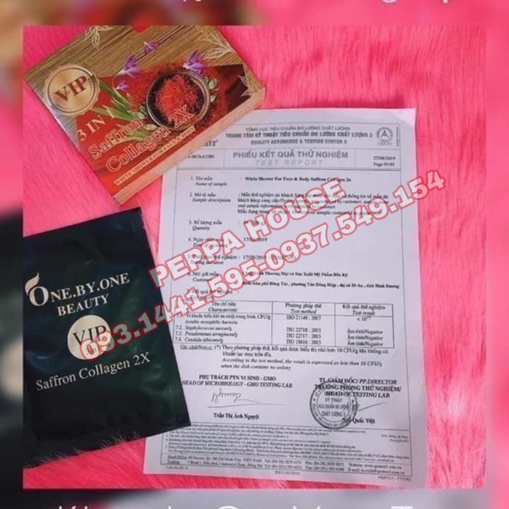 Tắm trắng Saffron collagen nghệ tây one by one | BigBuy360 - bigbuy360.vn