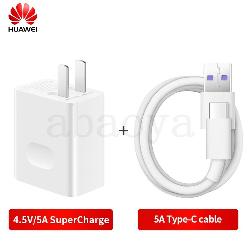 Bộ Sạc Nhanh Loại C Cho Huawei 40w nova 7i mate30 pro