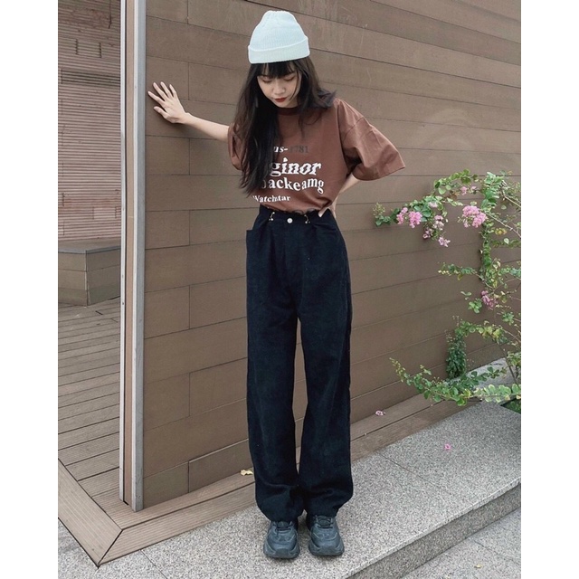 Áo Thun Unisex MISS Form Rộng Tay Lỡ Vải Tici Unisex