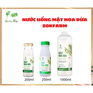 Nước uống mật hoa dừa Sokfarm, đặc sản Trà Vinh.