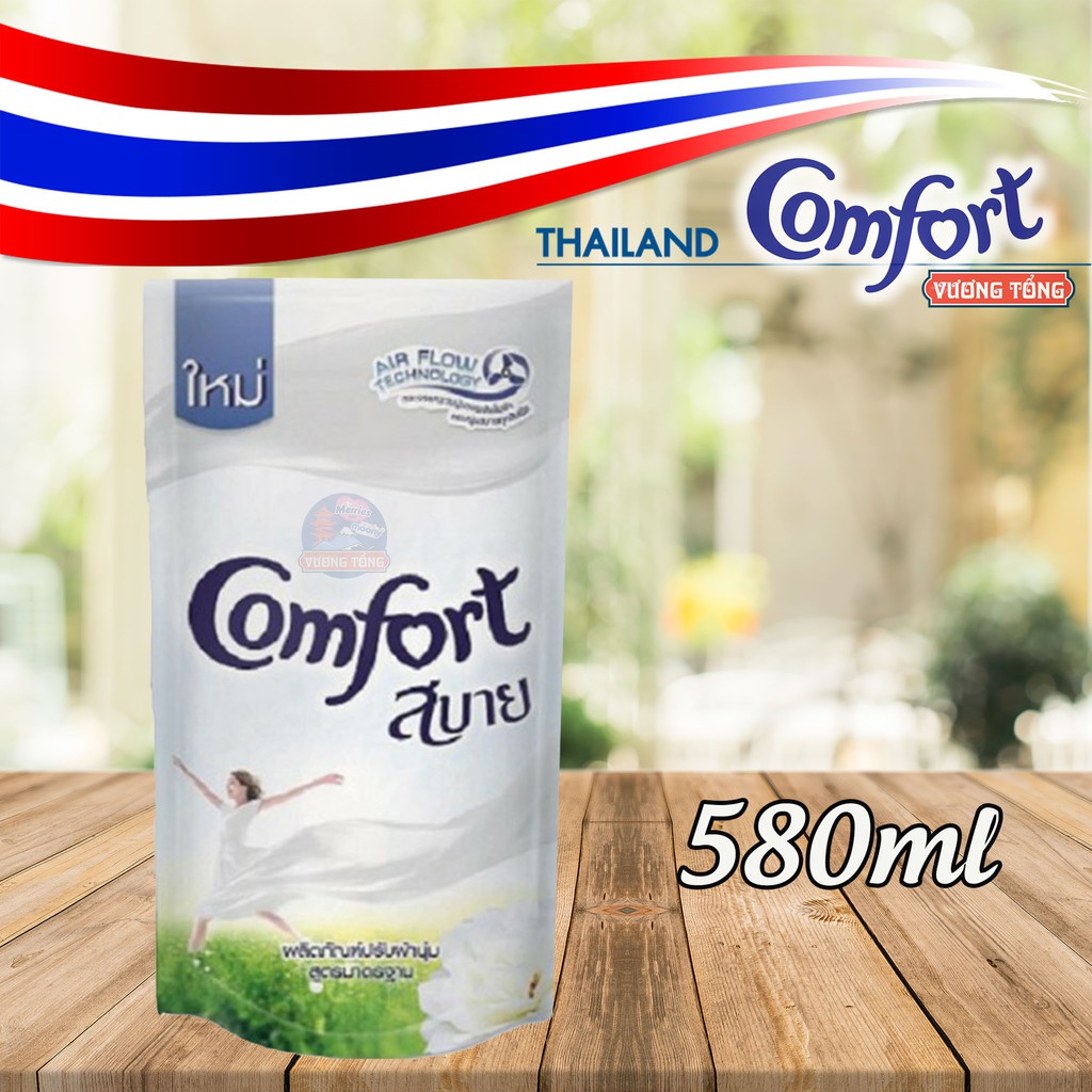 Nước xả vải Comfort Thái gói 580ml Chọn màu