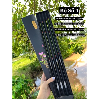 Bộ phao câu cá cao cấp bộ 1- tăm phao xanh - đầu phao to- đa dạng - rõ nét_bộ phao câu cá cao cấp