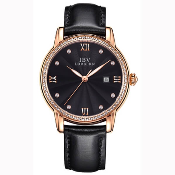 Đồng hồ nữ chính hãng LORBERN No.6806L-4 kính sapphire,chống xước,chống nước 30m,Bh 12 tháng,máy cơ (automatic)