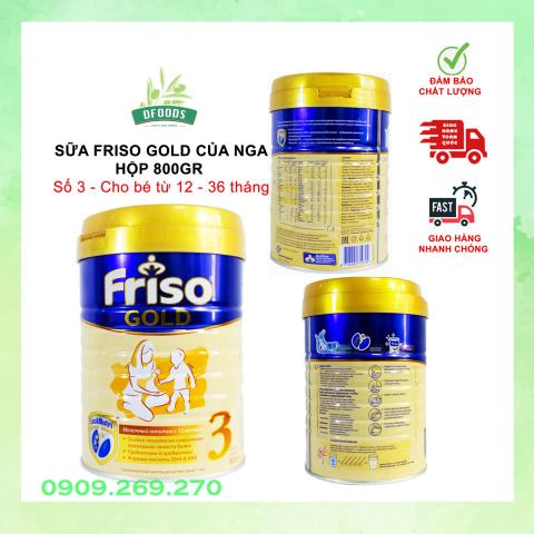 Sữa Friso Gold số 3  800gr của Nga