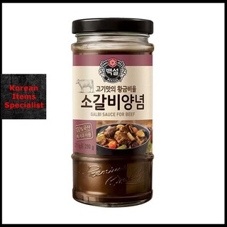 Sốt ướp sườn bò truyền thống bbq hàn quốc 290gr beksul sốt sườn bò cj 백설 소갈비양념 290g