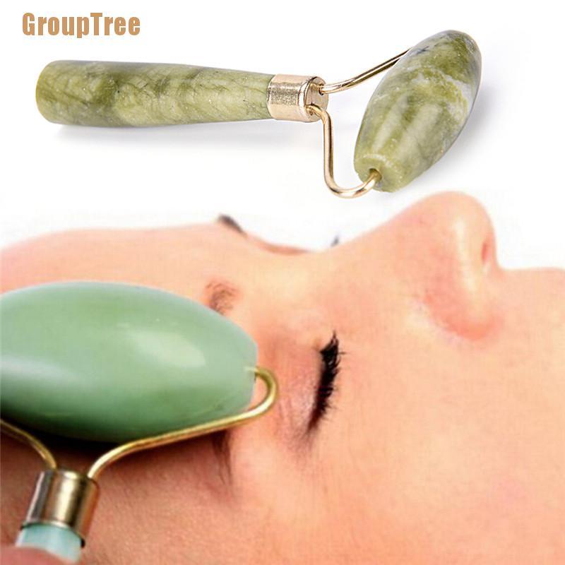 Cây lăn mát xa mặt / cổ / mắt bằng ngọc bích chống lão hóa căng da mặt chất lượng cao