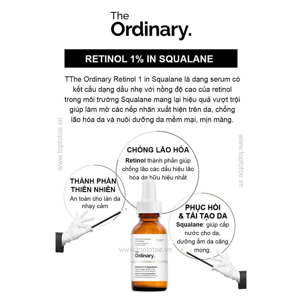 [𝓞𝓻𝓭𝓲𝓷𝓪𝓻𝔂]Tinh chất chống lão hóa Serum Retinol Squalane