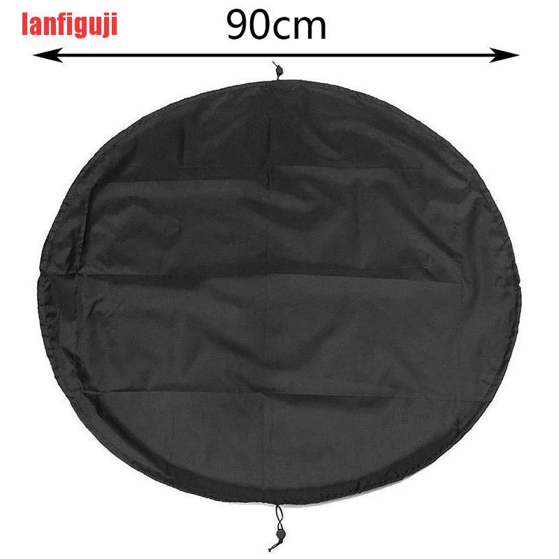 {lanfiguji}Wetsuit Changing Mat Portable Black Storage Bag for Diving Suit Beach Surfing Sw GXN