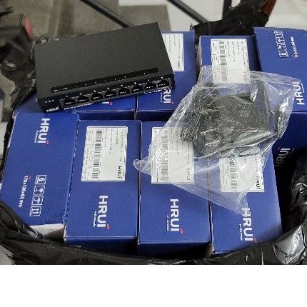 Bộ chia mạng Switch HRUI 8 Port Gigabit vỏ sắt