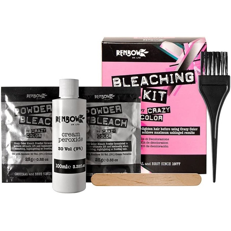 Set tẩy tóc Crazy Color Bleaching Kit