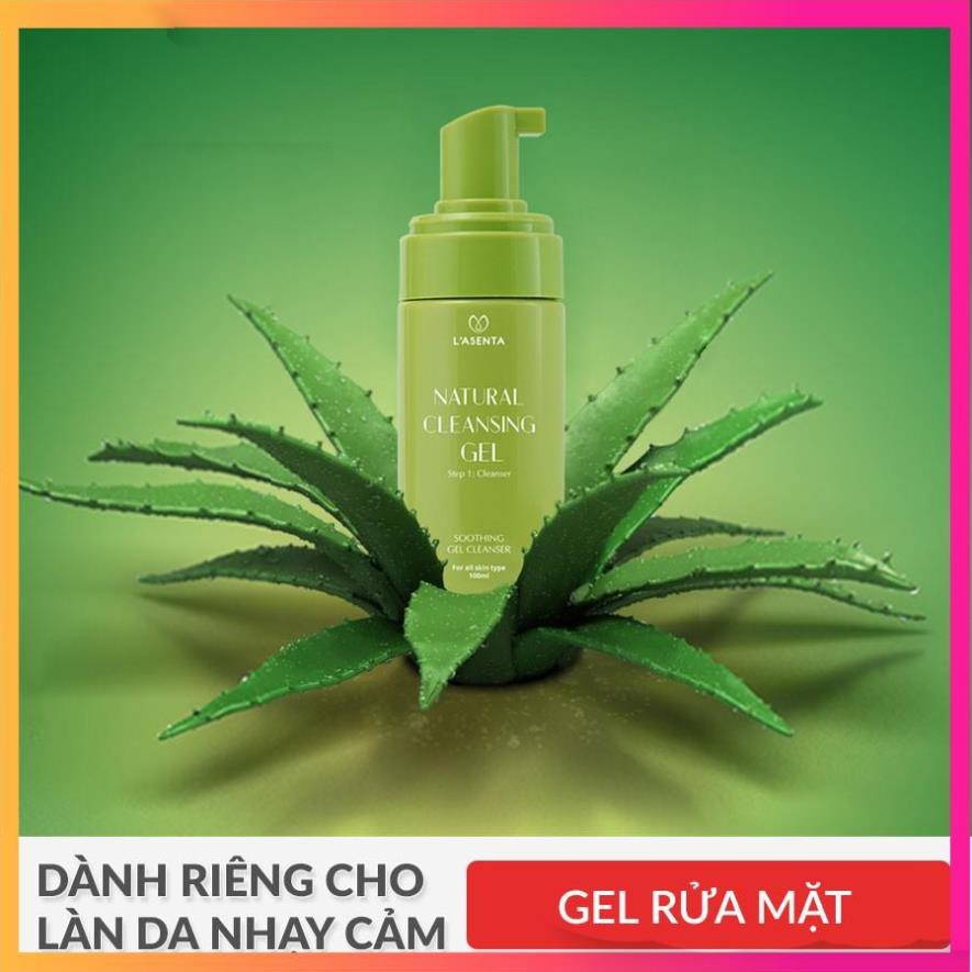 Sữa Rửa Mặt Dịu Nhẹ Dành Cho Mọi Loại Da Lasenta Natural Cleansing Gel 100ml - [ HÀNG CHÍNH HÃNG ]