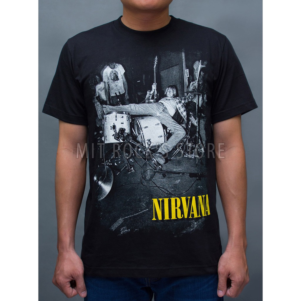 Áo Nirvana - Rock band tee - Áo Rock - Size S, M, L, XL, XXL - Áo Thái Lan