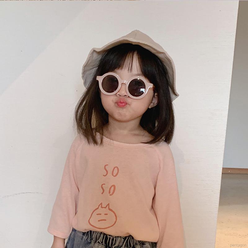 Kính mát gọng tròn thời trang Hàn Quốc cá tính cho trẻ nhỏ