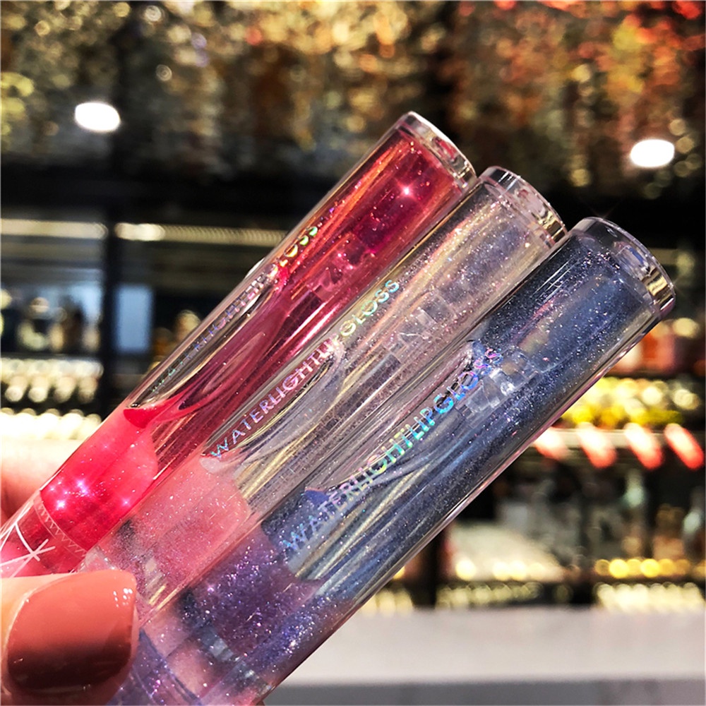 [Hàng mới về] Son bóng trong suốt dưỡng ẩm màu ánh ngọc trai lấp lánh đẹp mắt chất lượng cao