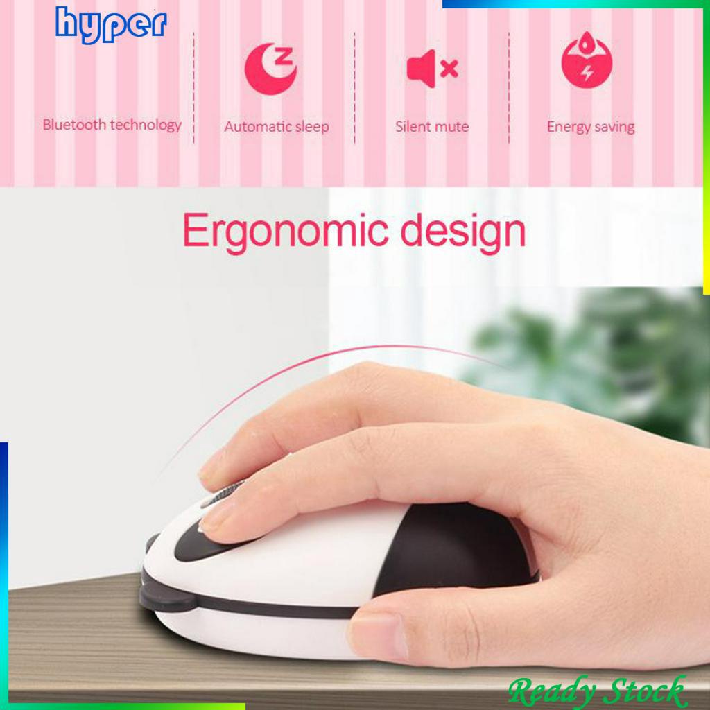 Chuột Không Dây 2.4g 3 Nút 1200 Dpi Hình Gấu Trúc Dễ Thương