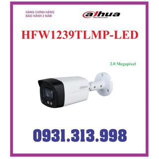 Camera HDCVI 2.0 Megapixel DAHUA HAC-HFW1239TLMP-LED (MÃ MỚI HFW1239TLMP-LED-S2 )