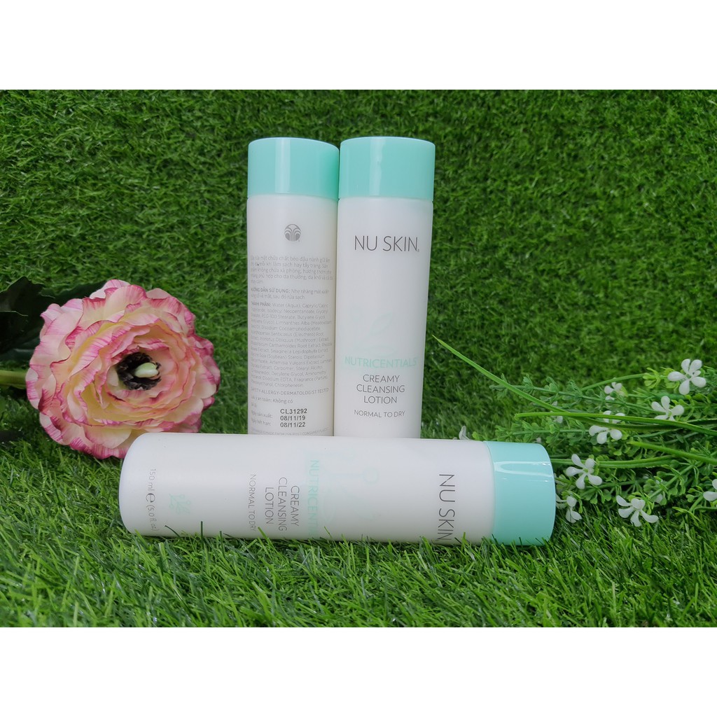 Combo Sữa Rửa Mặt và Nước Hoa Hồng Nutricentials Nuskin Da Thường/Khô