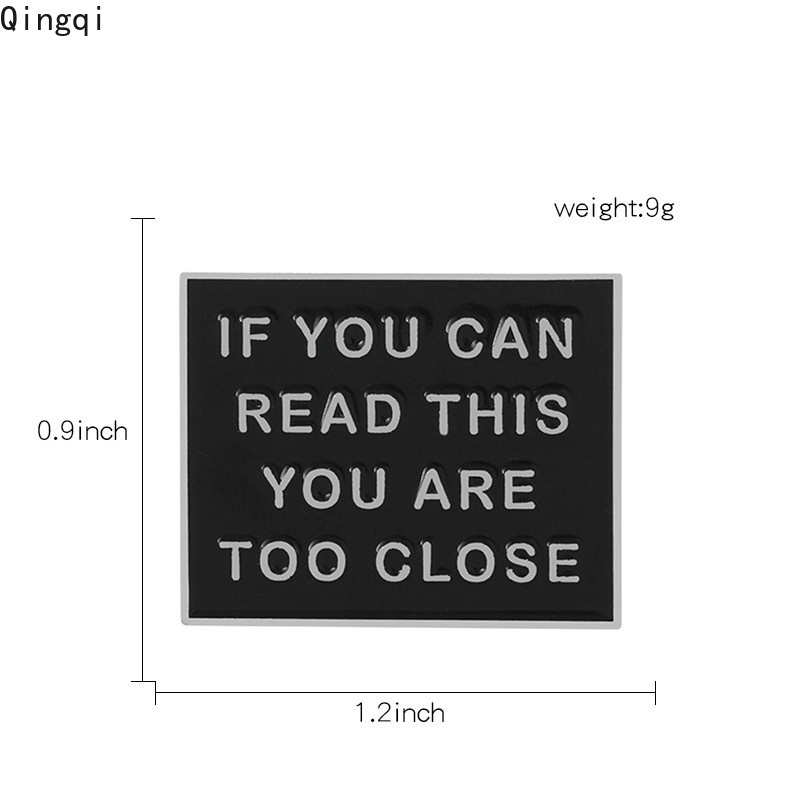 Ghim cài áo MISS ZOE họa tiết chữ cái độc đáo sáng tạo