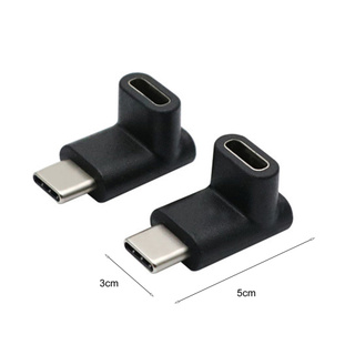 Đầu Chuyển Đổi Usb 3.1 Type C Góc 90 Độ