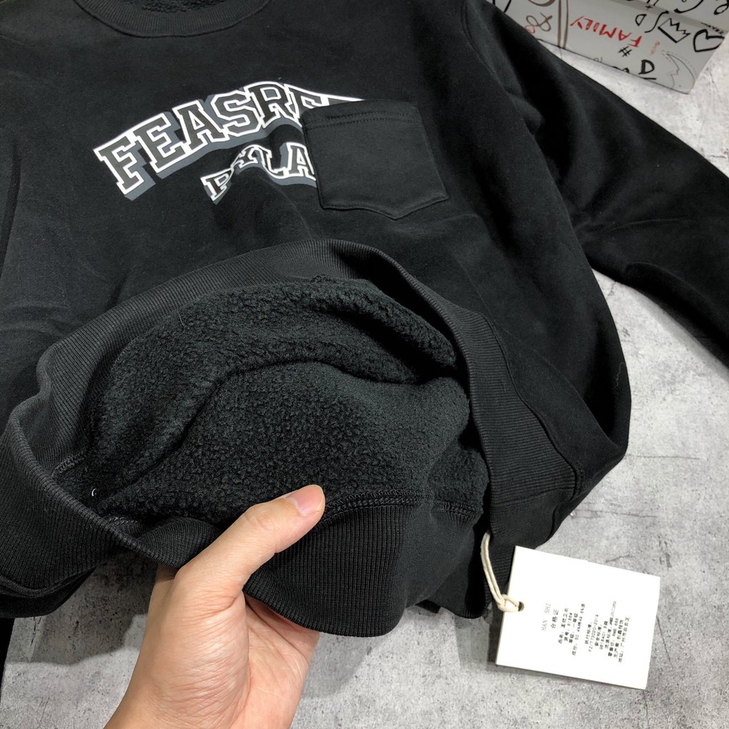 Áo nỉ sweater LÓT NỈ nam bigsize cao cấp ANSW111 | BigBuy360 - bigbuy360.vn