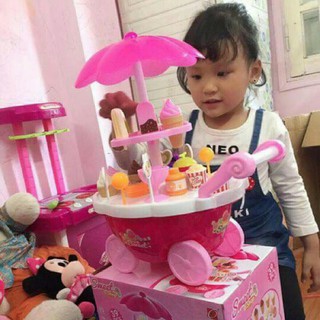 Đồ chơi xe đẩy kem cho bé