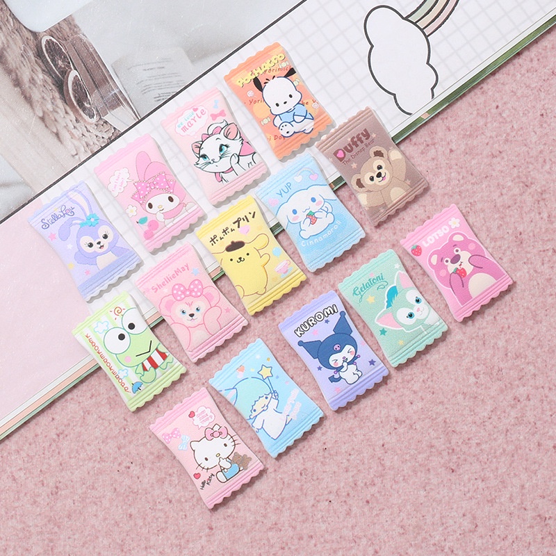 Phụ Kiện Ghim Trang Trí Giày Crocs Kuromi Candy Charm Hello Kitty Jibits Sanrio Croc Jibbits Dễ Thương DIY