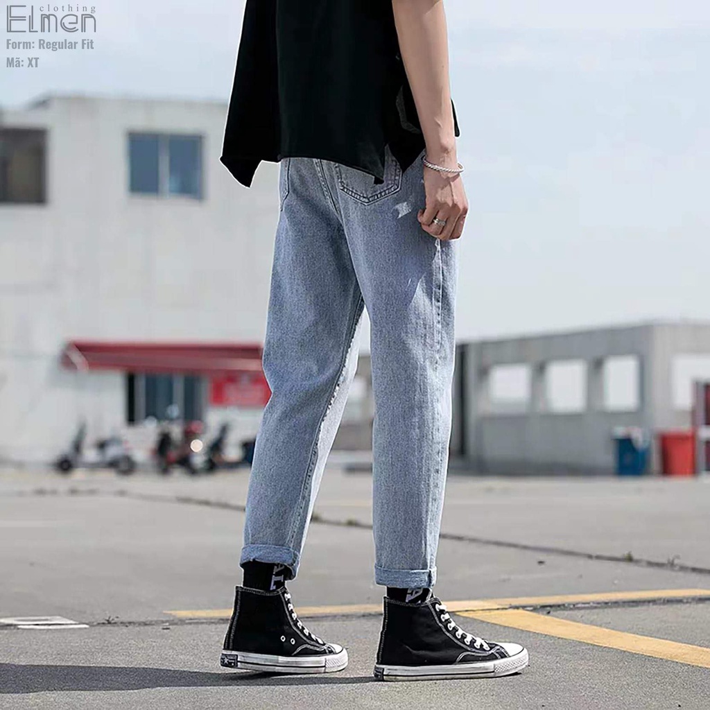  Quần Baggy Jean Nam, Quần Jean Xanh Trơn Cam Kết Không Phai Màu HOT TREND | BigBuy360 - bigbuy360.vn