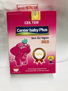 Siro CENTER BABY PLUS ( loại bổ sung canxi & loại giúp ăn ngủ ngon)