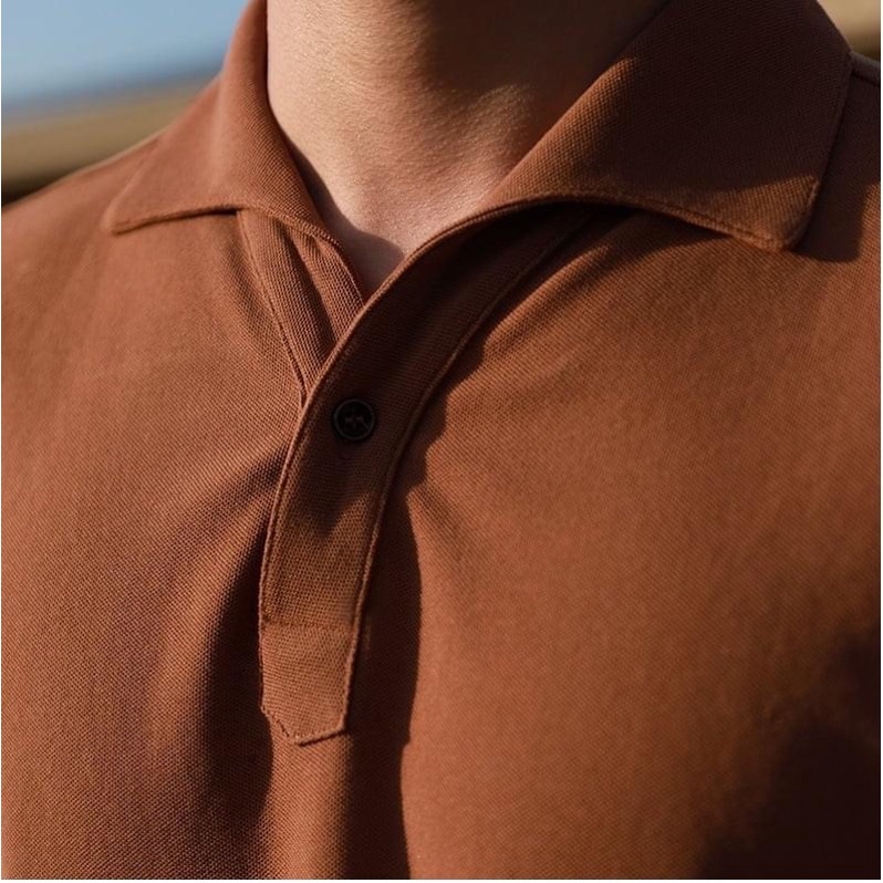 Áo thun nam POLO trơn vải cá sấu cotton cao cấp ngắn tay cực sang trọng