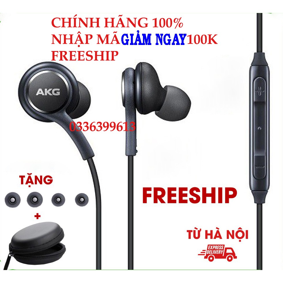 [Còn 99k FREESHIP Nhập Mã VINA0906] Tai Nghe SamSung AKG S8, AKG Note 9 ZIN 100%, Tặng Kèm Hộp Da + Núm Dự Phòng