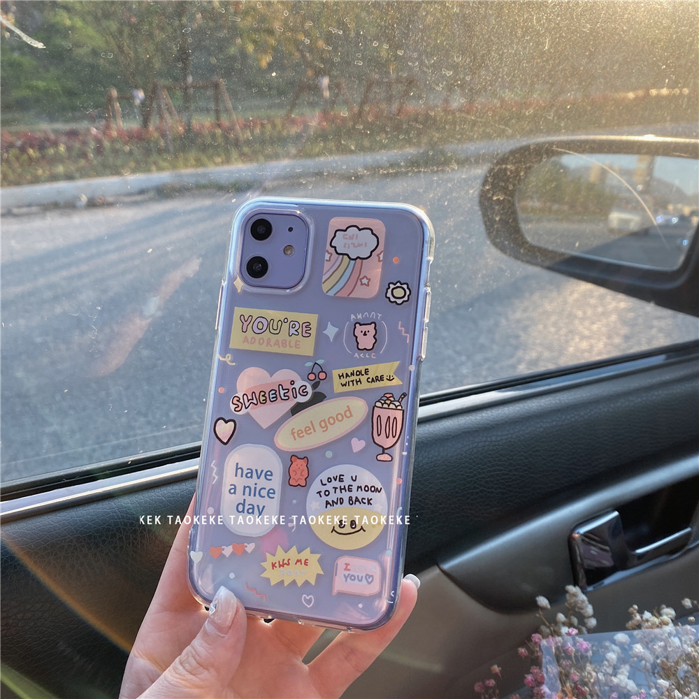 Ốp điện thoại in hình độc đáo cho iphone Rainbow smiley 6/6plus/6s/6s plus/6/7/7plus/8/8plus/x/xs/xs max/11/11 pro/11 promax/12pro/12promax/12mini/12 | BigBuy360 - bigbuy360.vn