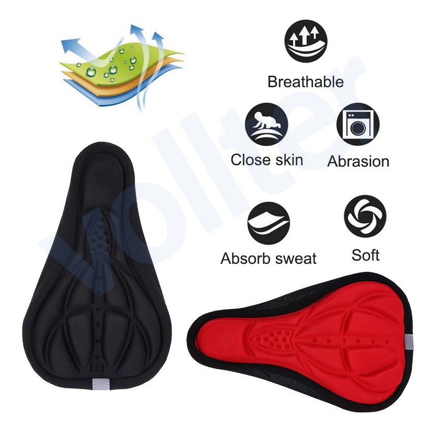 Yên xe đạp 3d silicone mềm mại