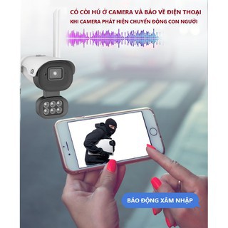 Camera wifi ngoài trời V380 Pro V008 4 râu 5.0Mpx , Nhận diện khuôn mặt, chống nước