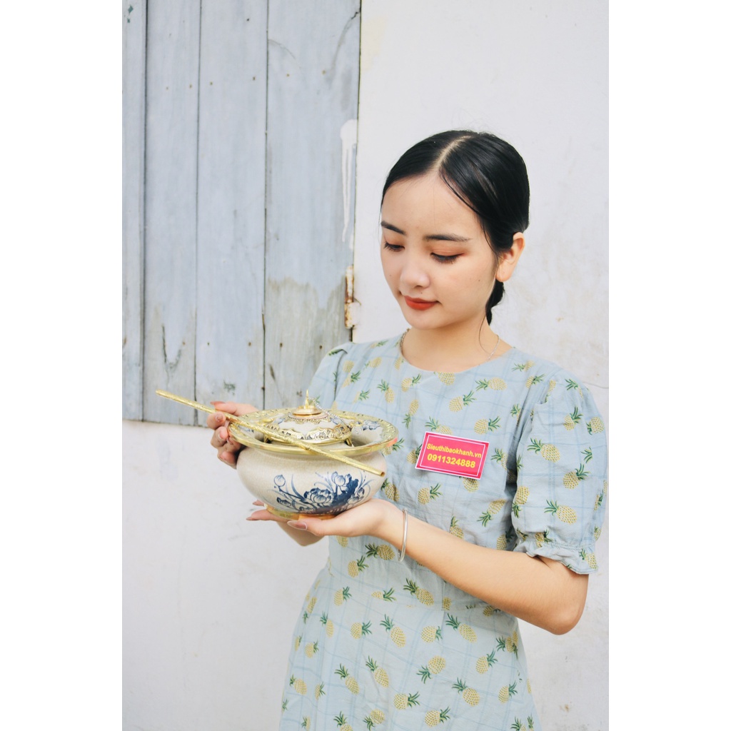 Điêu bát men rạn cao cấp xuất xứ Bát Tràng